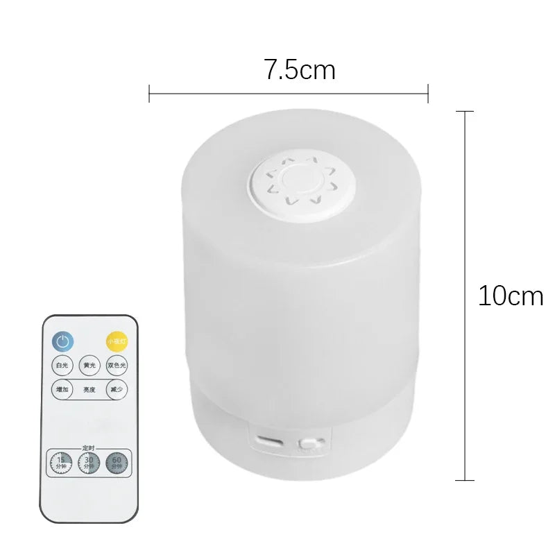 Dimmable LED Bedside Touch Lamp | Rechargeable Night Light for Bedroom